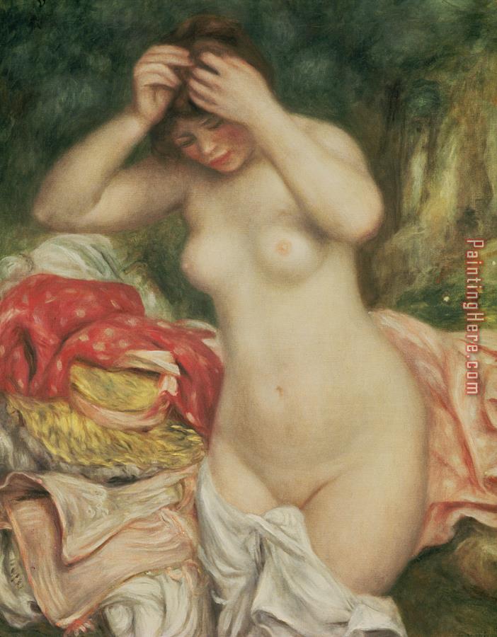 Pierre Auguste Renoir Bather Arranging her Hair